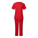 Scrubs Uniform Suit Short Sleeve V-neck